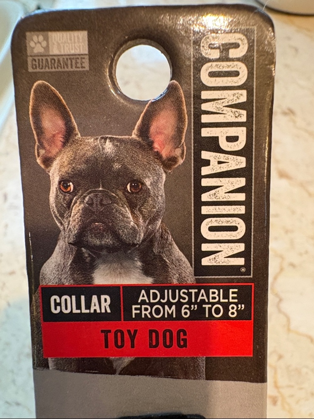 NWT 2-Adjustable Toy Dog Collars - Red & Black Bone Pattern - Picture 2 of 16